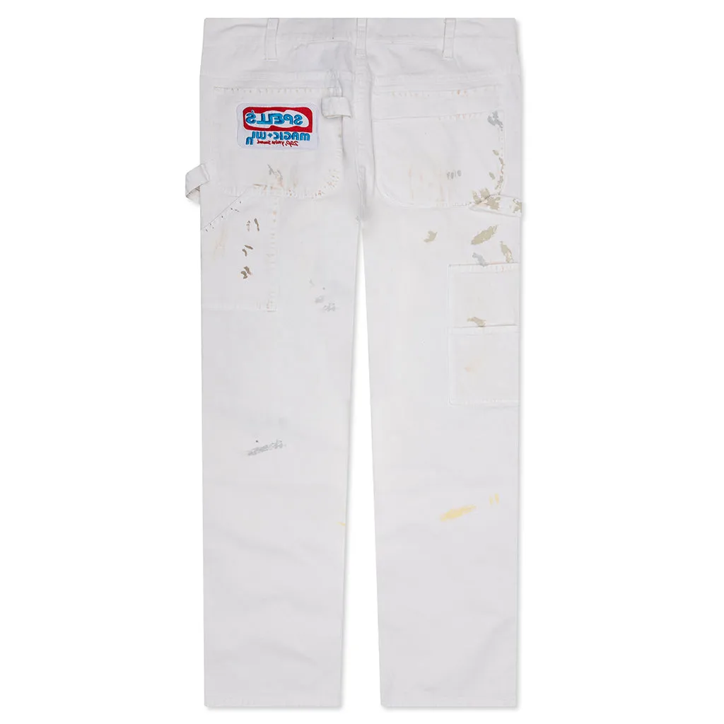 Spells Painter Pant - White