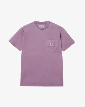 S/S Work Pocket T-Shirt Vintage Violet/White
