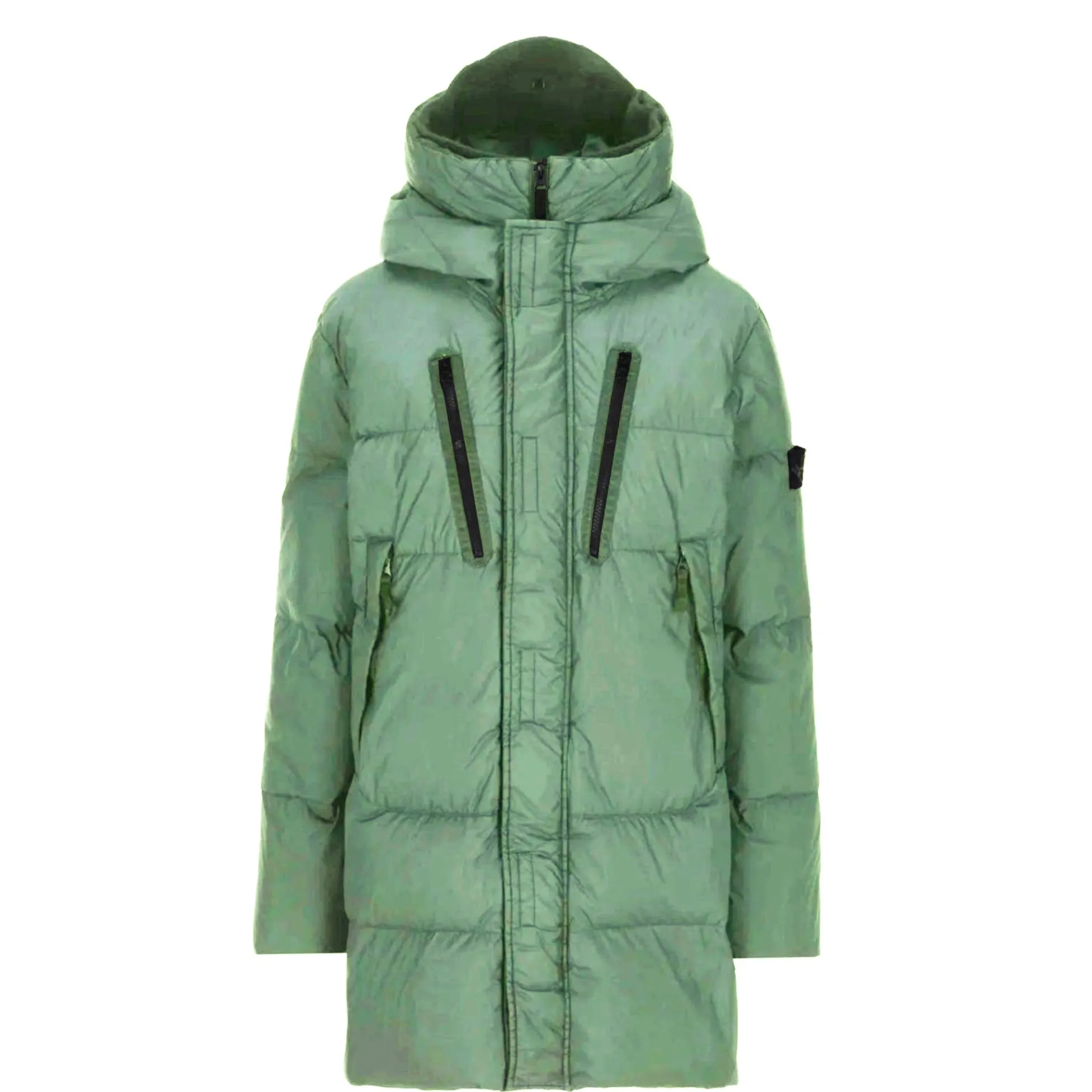 Stone Island Junior Garment Dyed Down Parka