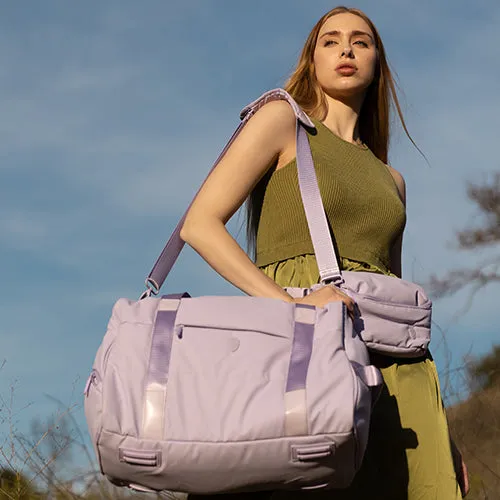 The Puffer Duffel Bag - Lavender