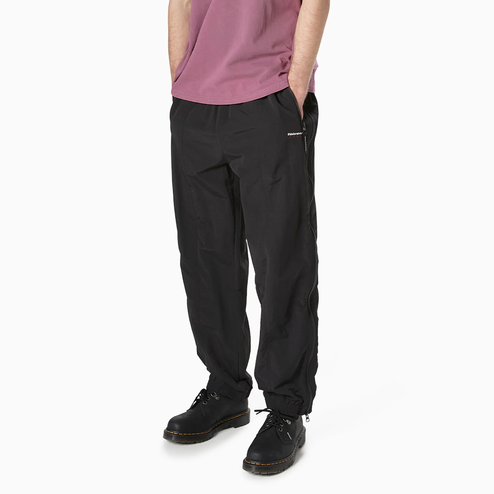 thisisneverthat DSN Side Zip Pant Black