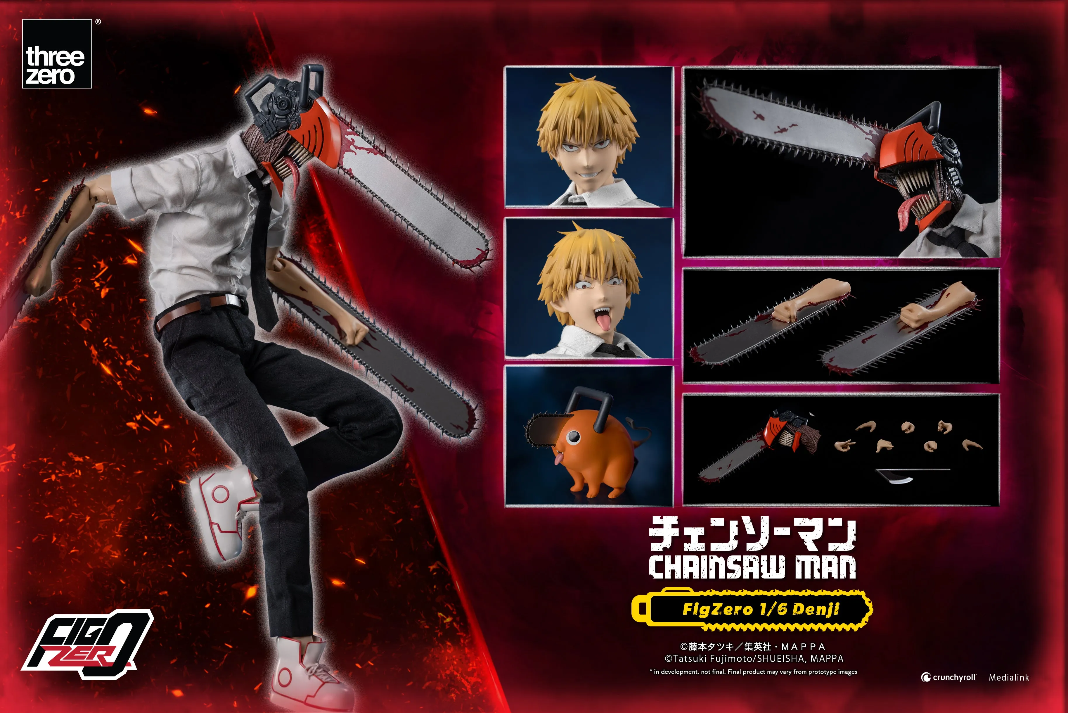 Threezero 1/6 Scale Figure - Chainsaw Man - Denji