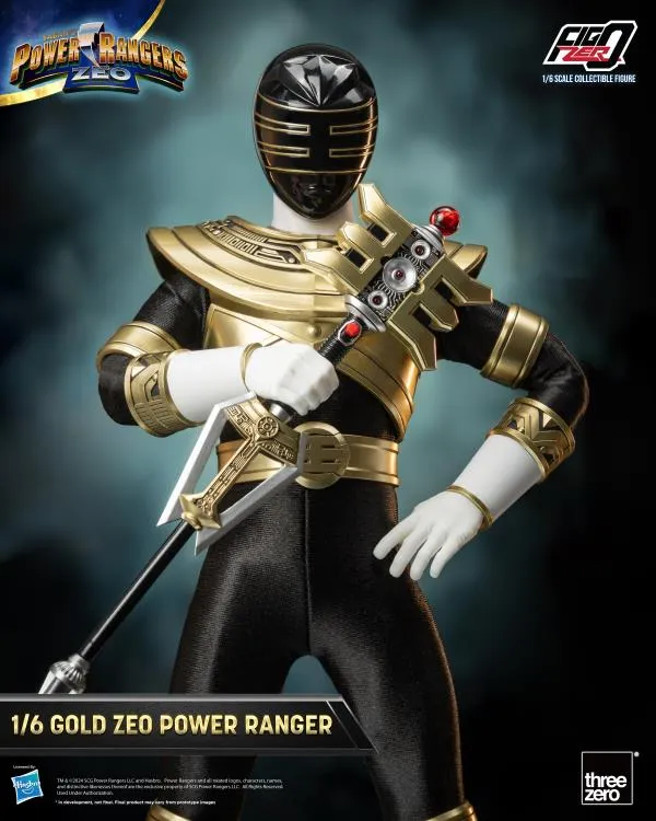ThreeZero FigZero 1/6 Power Rangers Zeo Gold Zeo Ranger Scale Action Figure
