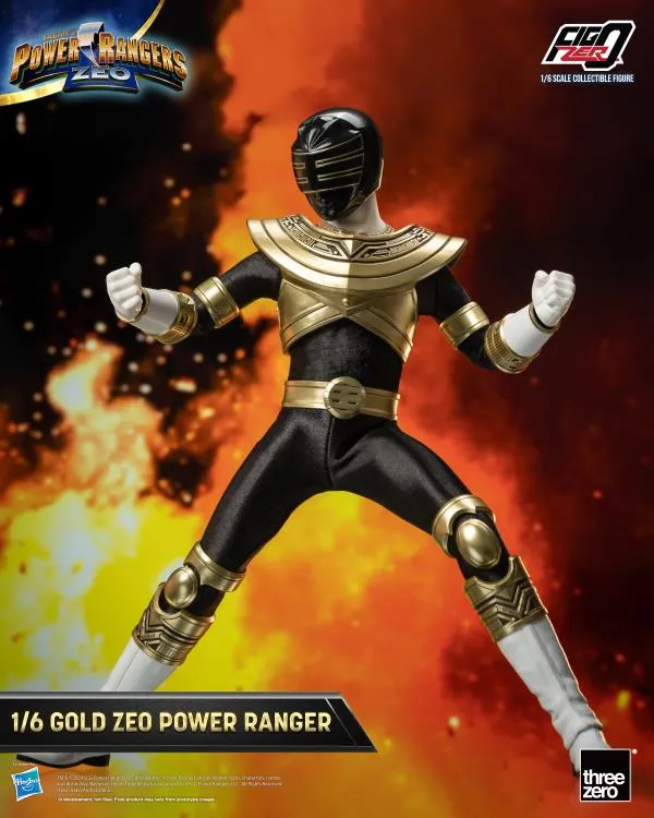 ThreeZero FigZero 1/6 Power Rangers Zeo Gold Zeo Ranger Scale Action Figure