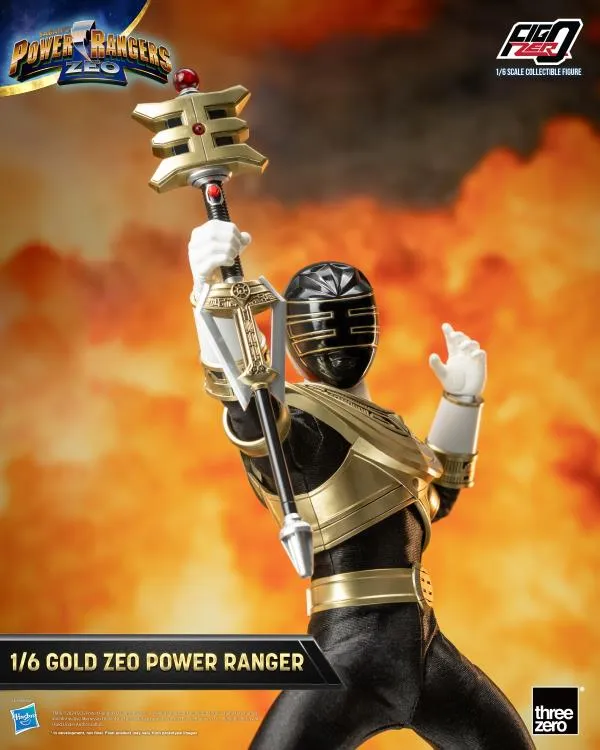 ThreeZero FigZero 1/6 Power Rangers Zeo Gold Zeo Ranger Scale Action Figure