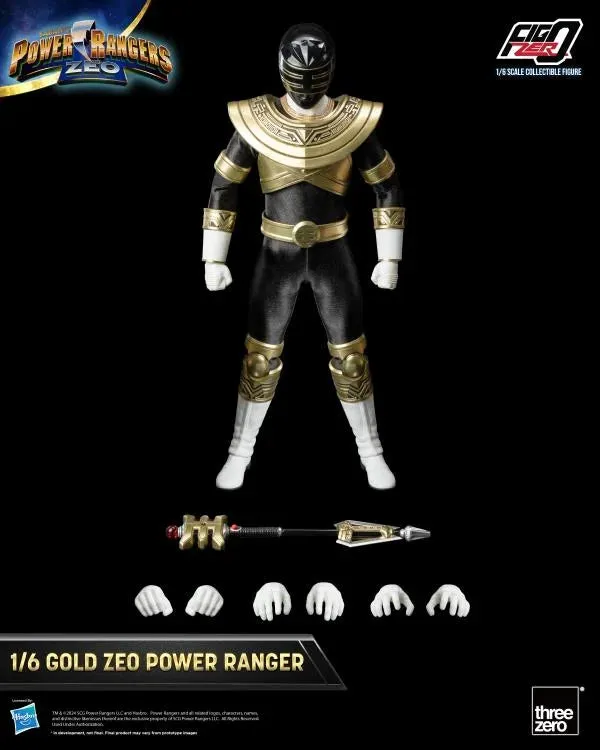 ThreeZero FigZero 1/6 Power Rangers Zeo Gold Zeo Ranger Scale Action Figure