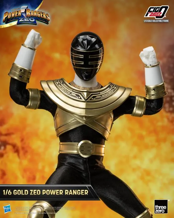 ThreeZero FigZero 1/6 Power Rangers Zeo Gold Zeo Ranger Scale Action Figure
