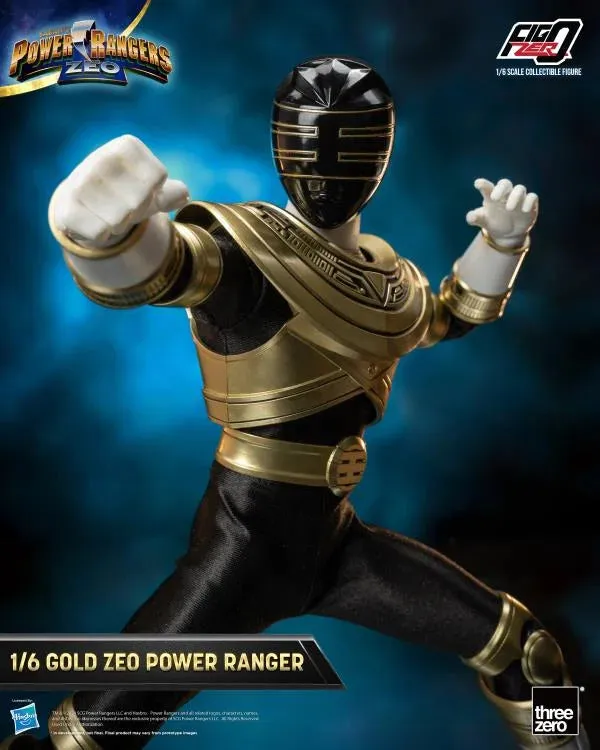 ThreeZero FigZero 1/6 Power Rangers Zeo Gold Zeo Ranger Scale Action Figure