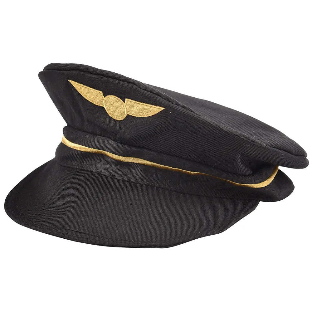 Toddler Pilot Role-Play Vest & Hat | Easy Slip-On with Hook & Loop Closures