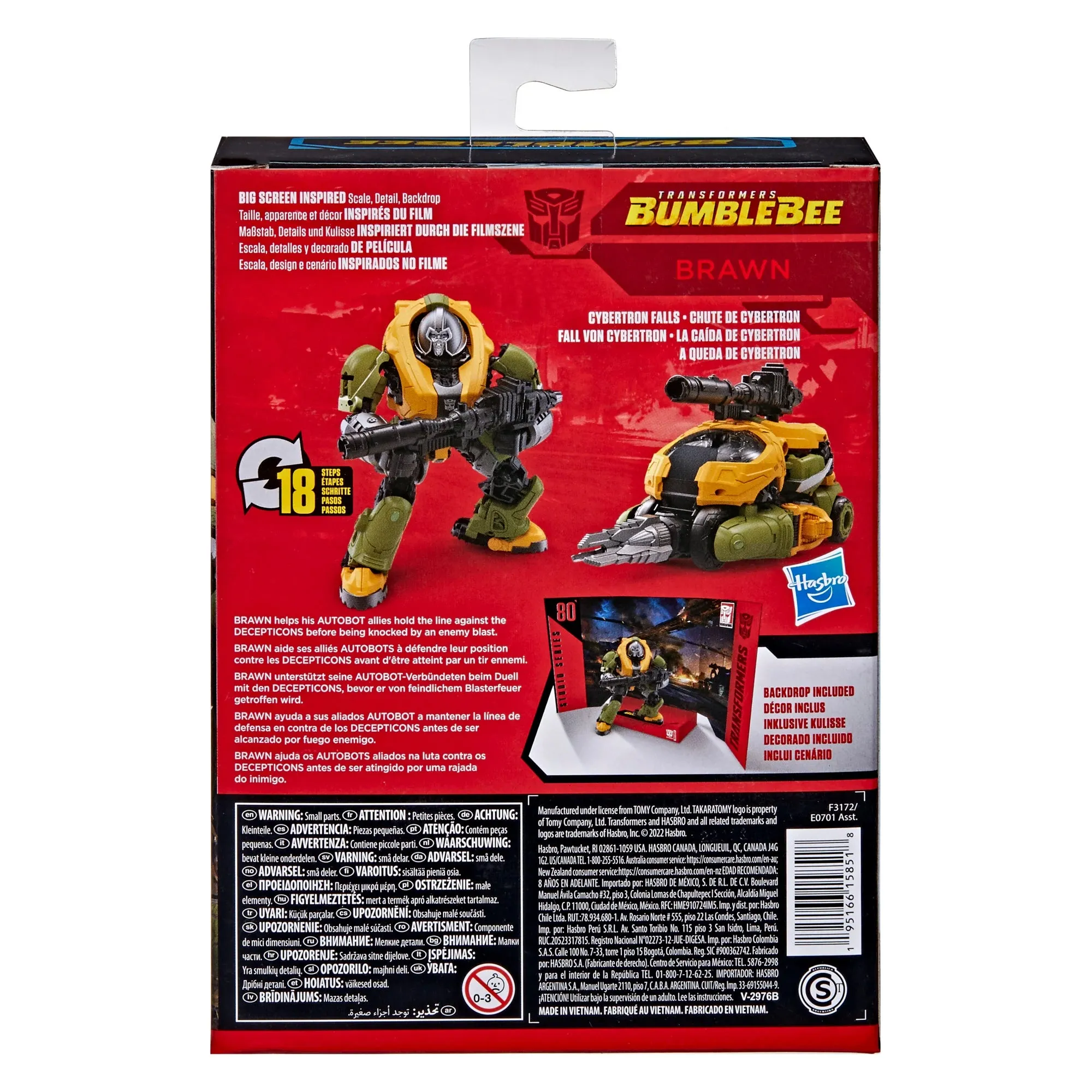 Transformers Studio Series 80 - Deluxe Brawn - Transformers: Bumblebee