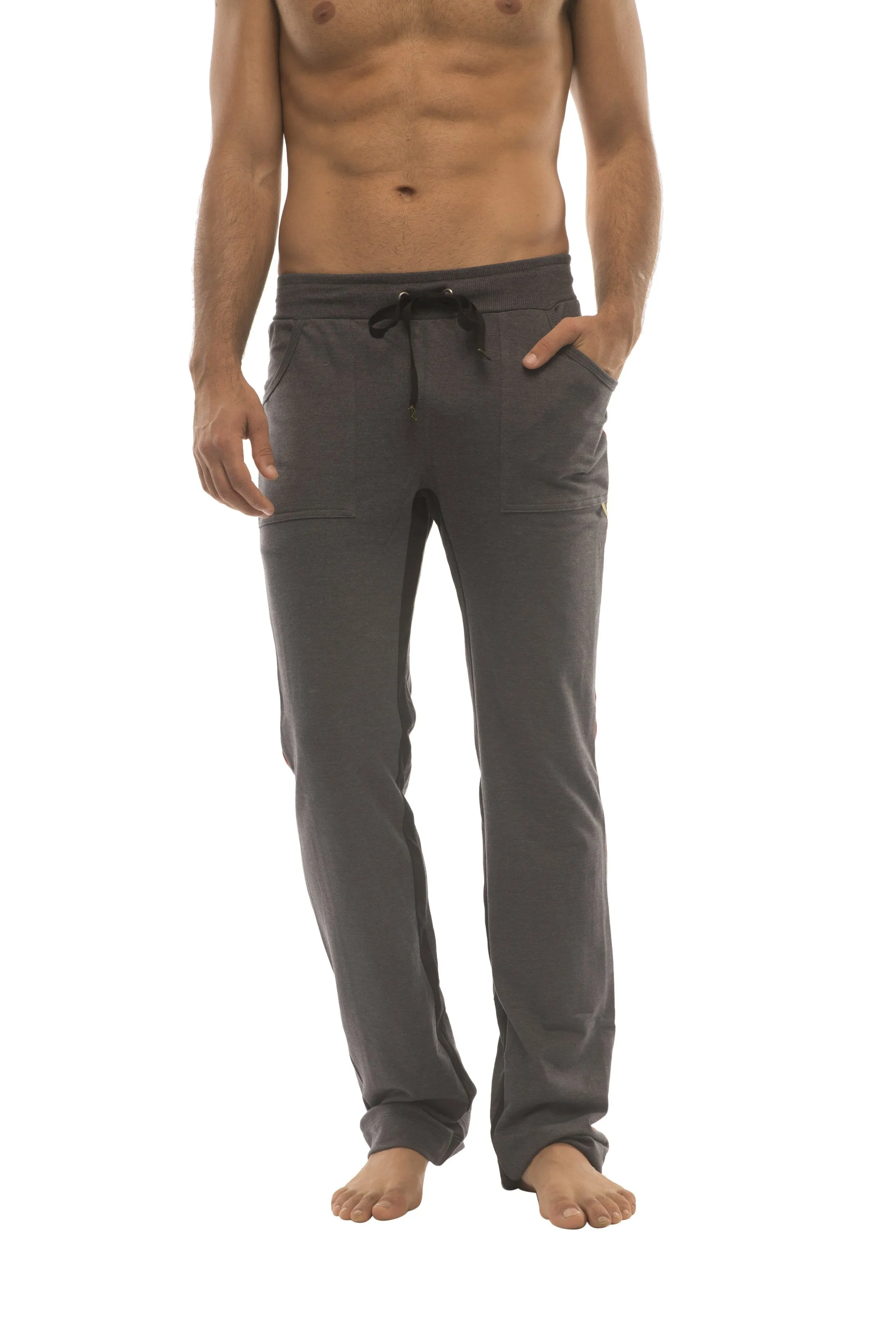 Ultra Flex Yoga Track & Yoga Sweat Pant (CHARCOAL w/Cinnabar & Black)