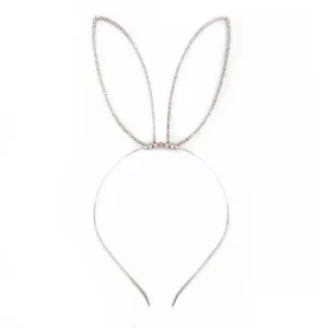 Western Fashion Diamante Rabbit Ears Headband