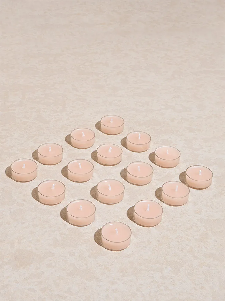 Westside Home Pink Acrylic Tealight Candles (Set of 16)