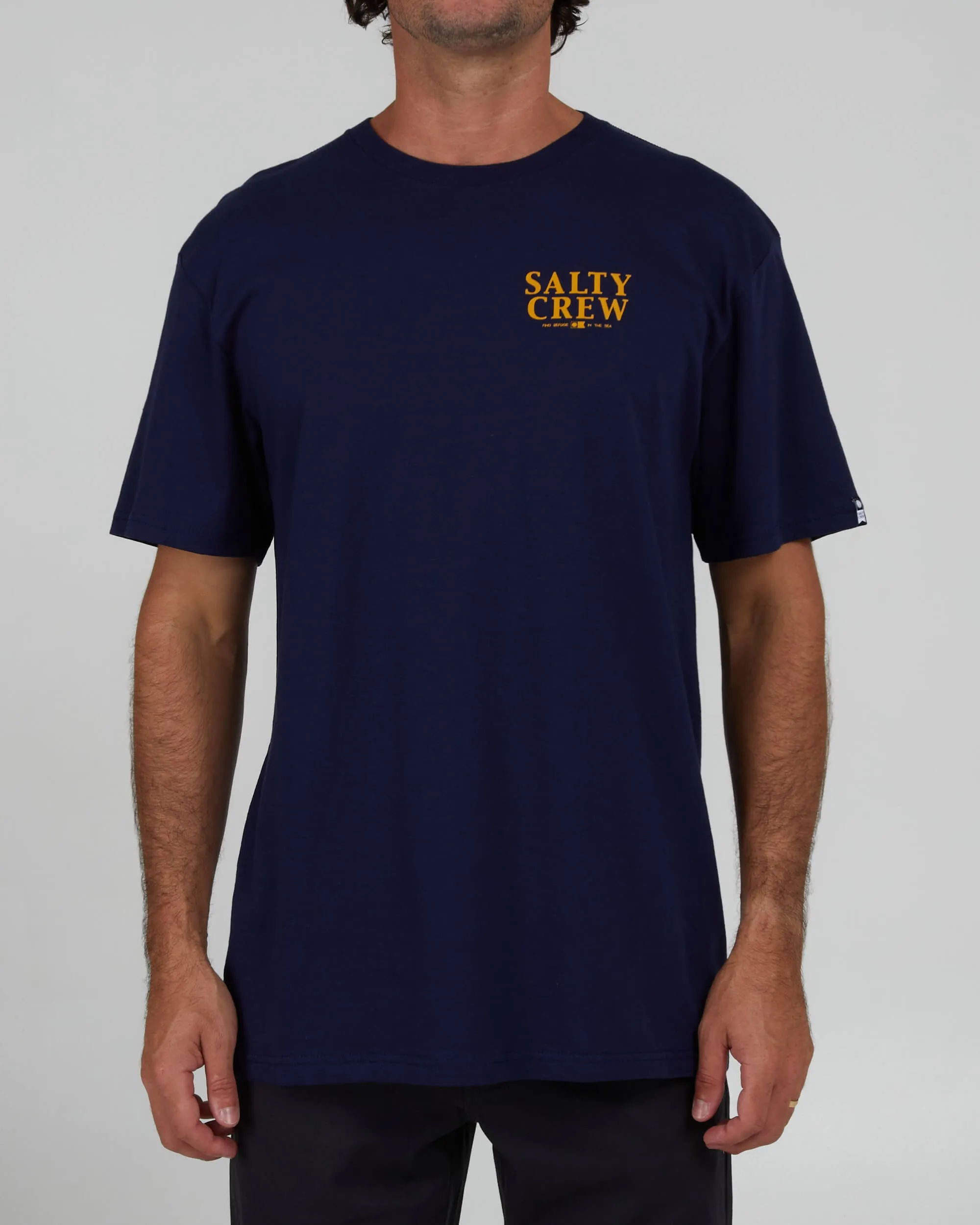 Yellowfin Classic S/S Tee - Navy