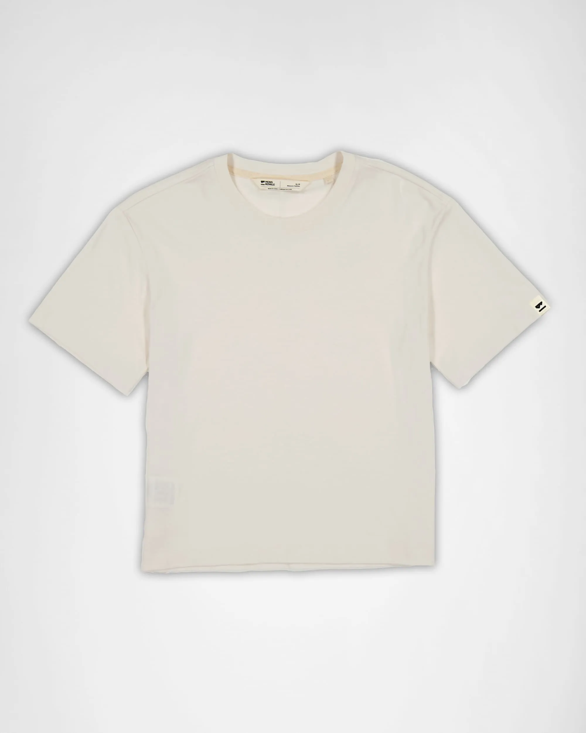 Yonder Merino Organic Cotton T-Shirt - Vintage White