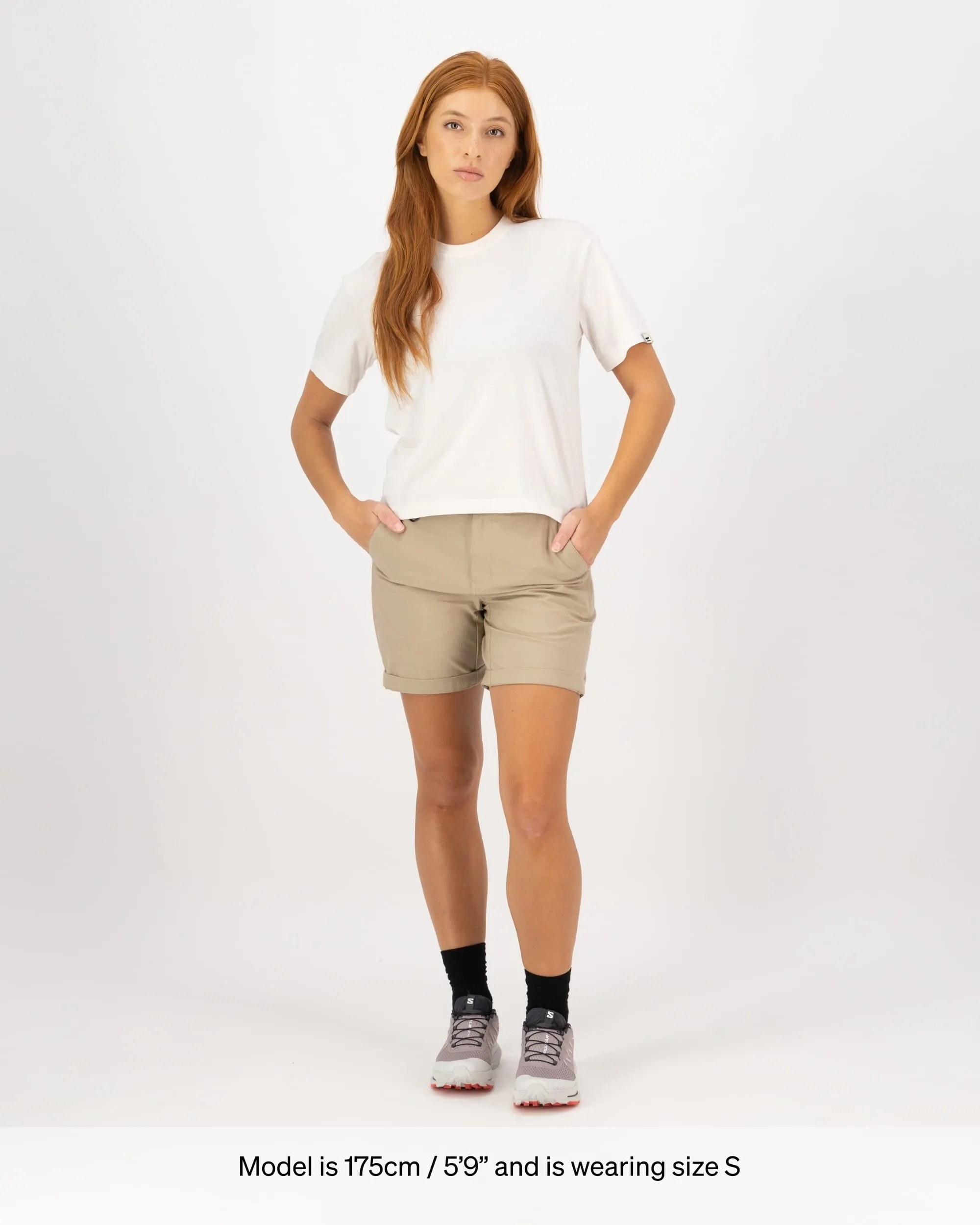 Yonder Merino Organic Cotton T-Shirt - Vintage White