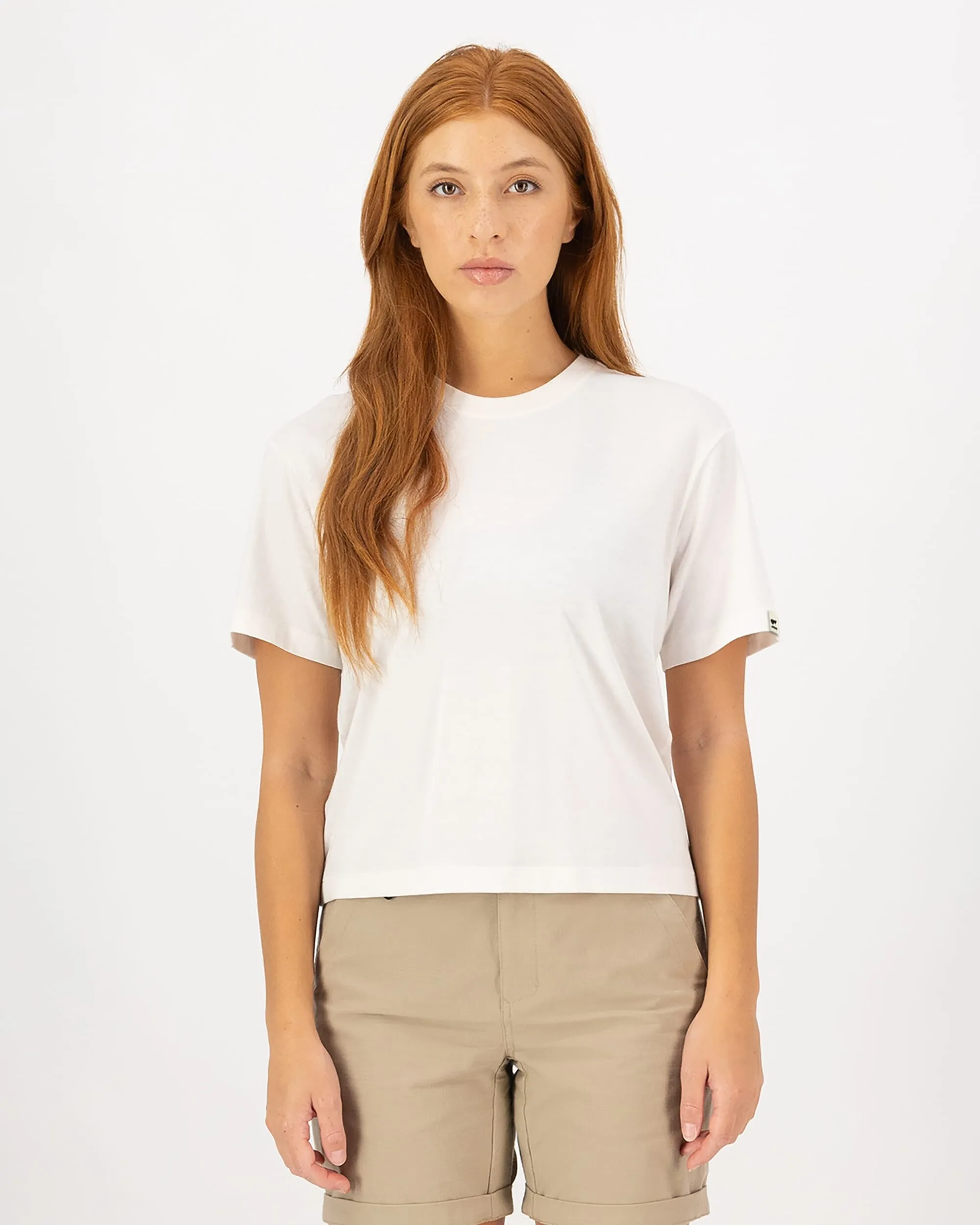 Yonder Merino Organic Cotton T-Shirt - Vintage White